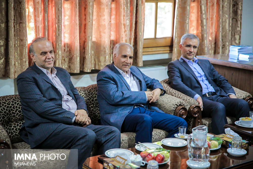 دیدار مدیرعامل شرکت ذوب آهن با شهردار  و رییس شورای اصفهان