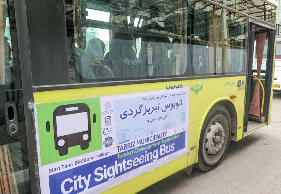 فعالیت همه‌روزه اتوبوس‌های تبریزگردی در تابستان