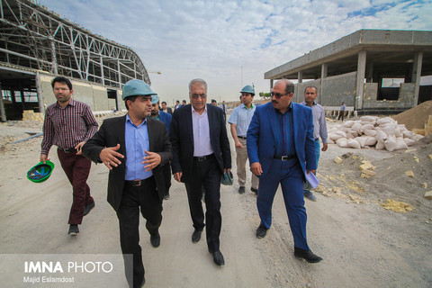 بازدید شهردار اصفهان از پروژه شرکت نمایشگاه ها