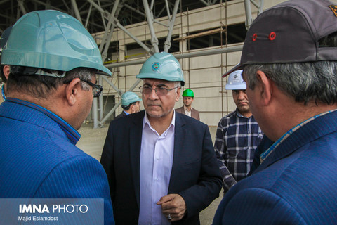 بازدید شهردار اصفهان از پروژه شرکت نمایشگاه ها