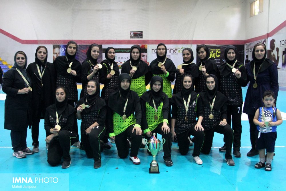 Championship of Isfahan's women handball team