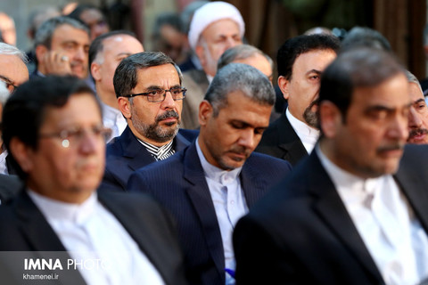 دیدار وزیر امور خارجه، سفیران و مسئولان نمایندگی‌های ایران در خارج از کشور با رهبر انقلاب