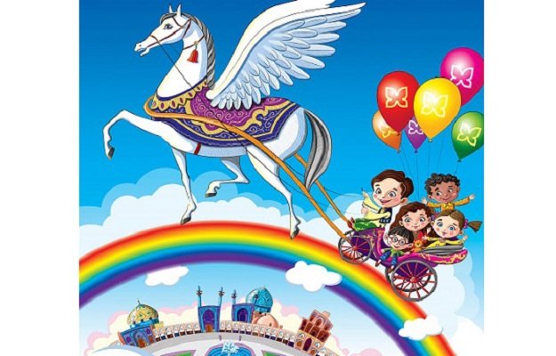 Isfahani horse takes children's wishes to sky!