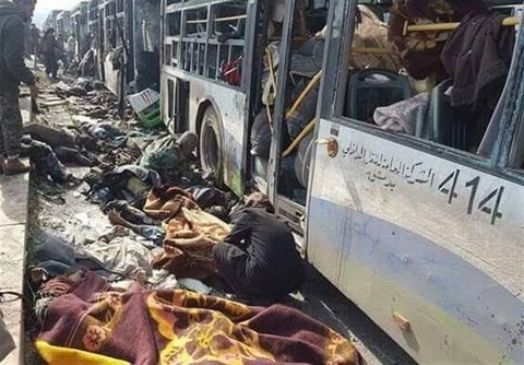 ۵۱ شهید در حمله به اتوبوس دانش آموزان در یمن 