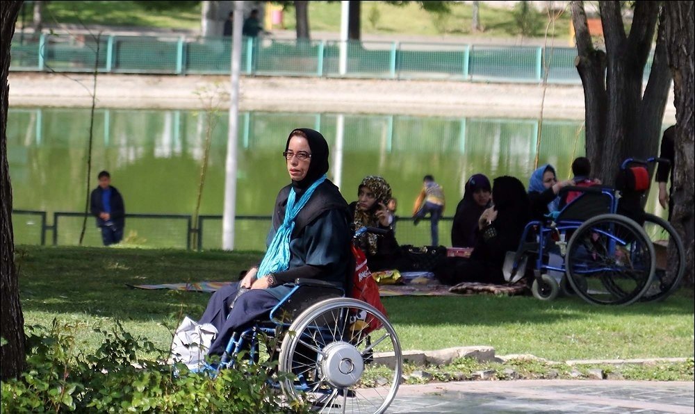 Najvan women garden hosted disabled and specific patients every Tuesday