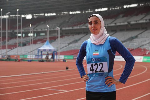 حذف بانوی دونده ۲۰۰ متر ایران