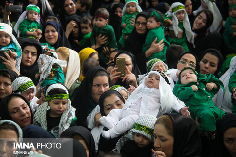 همایش شیر خوارگان حسینی در شهرستان سمیرم و مبارکه