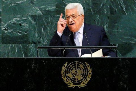 عباس: جهان کشور فلسطین را به رسمیت بشناسد
