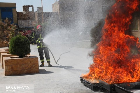 حوادث آتش‌سوزی در ساری کاهش یافته است