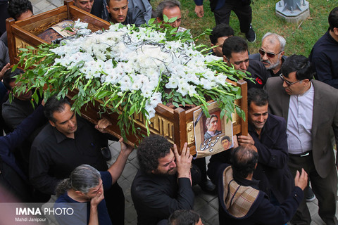 مراسم تشییع حمید محمدی