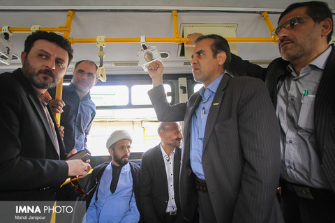 افتتاح خط 56 اتوبوس دهنو، میدان استقلال