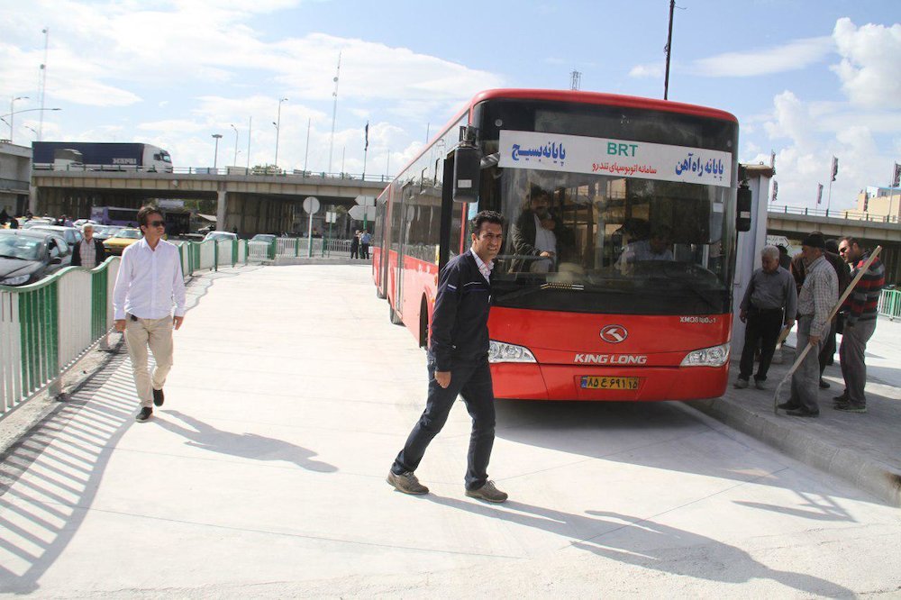 ایستگاه BRT راه آهن بازگشائی شد