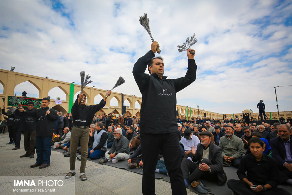 اجتماع عزاداران حسینی در میدان امام علی (ع)