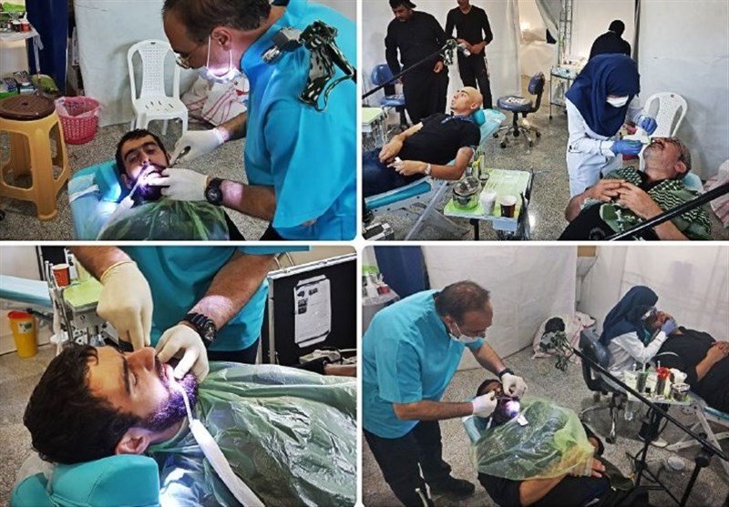 خدمات رایگان دندانپزشکی در جوار مقبره علامه مجلسی ارائه می‌شود