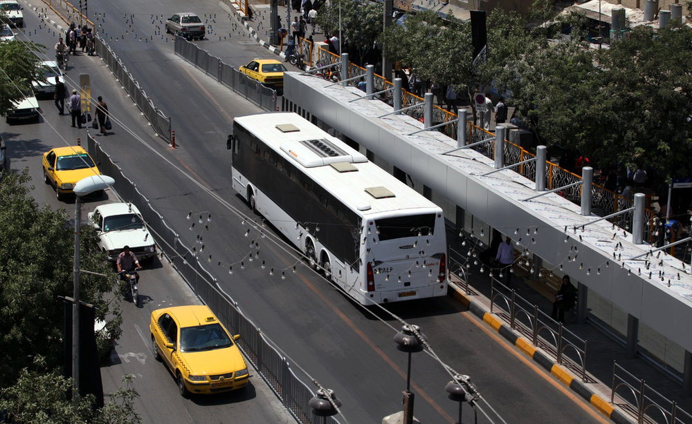 ایجاد چهار خط BRT در شیراز