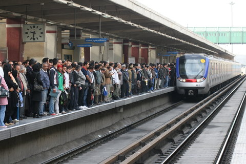 سونای رایگان در متروی تهران! 