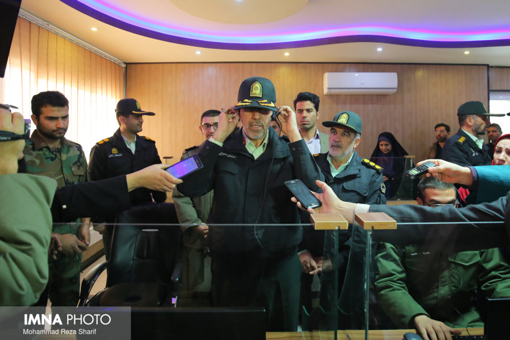 افتتاح طرح تجمیع خطوط فوریت های پلیسی ۱۱۰