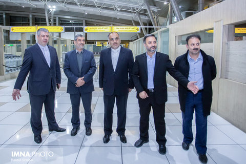 رونمایی از سامانه روادید بدون برچسب فرودگاه اصفهان