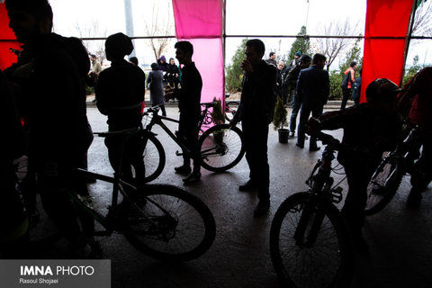 آیین افتتاح پیست دوچرخه‌سواری کوهستان