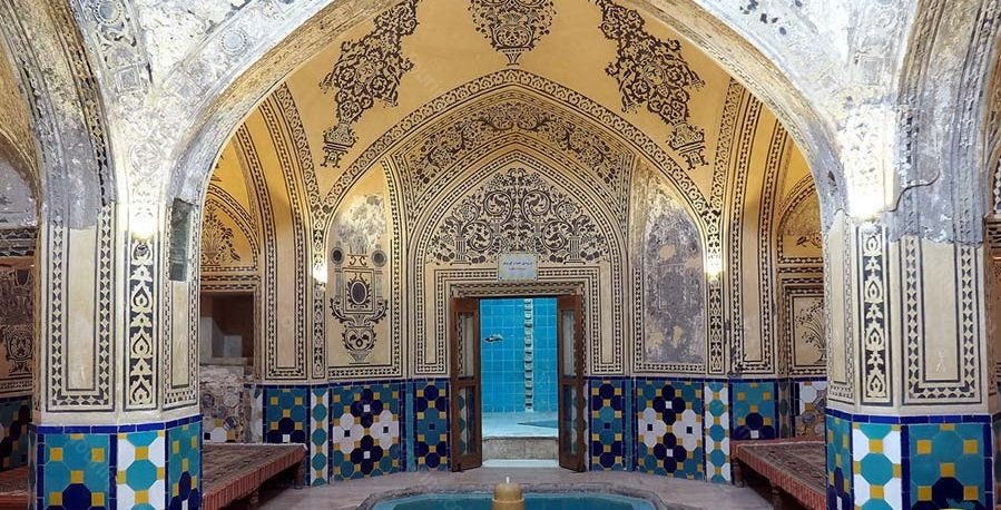 Cultural and art paths exploited in Kashan