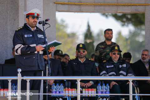 رزمایش طرح زمستانی پلیس راه استان اصفهان