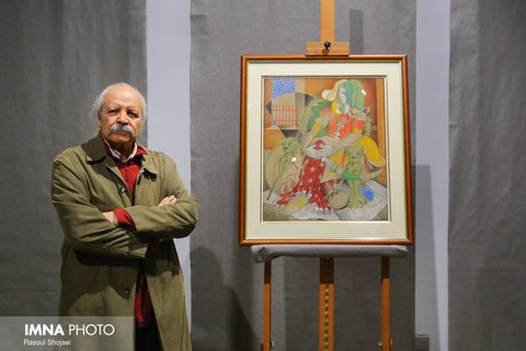 اهدای سومین اثر نقاشی جهانگیر شهدادی به موزه هنر های معاصر اصفهان