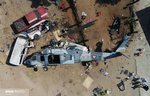 سقوط یک هلیکوپتر نظامی در مکزیک