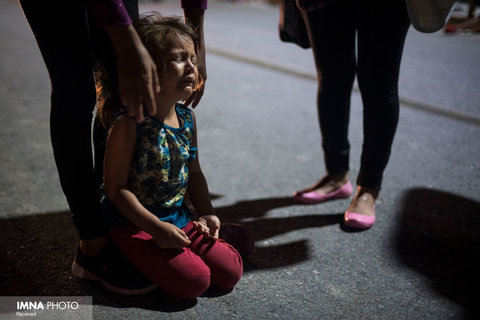 خسته شدن کوچ مهاجر مکزیکی از راه رفتن