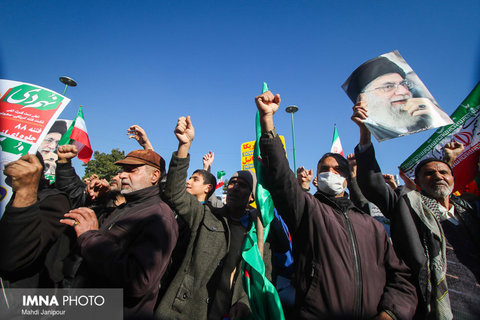 مراسم راهپیمایی حماسه 9 دی در اصفهان