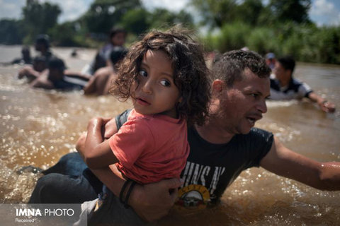 نجات کودک مهاجر آمریکای مرکزی 