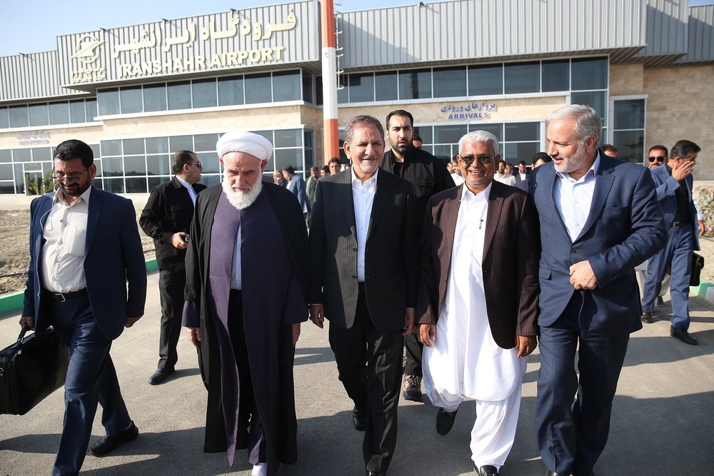 افتتاح ترمینال مسافربری فرودگاه ایرانشهر
