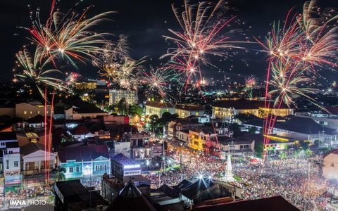 جشن سال نو میلادی در سراسر جهان