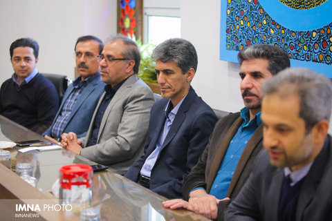دیدار مدیر کل اداره اموزش و پرورش با شهردار اصفهان