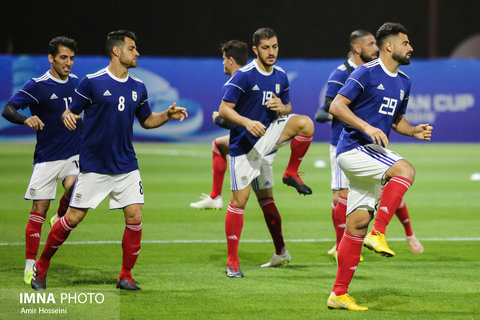 آخرین تمرین تیم ملی ایران پیش از بازی با عمان