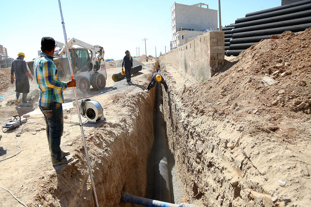 ۳۷۵ کیلومتر پروژه فاضلاب شهری سیرجان اجرا شده است