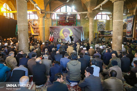 مجلس ترحیم آیت الله هاشمی شاهرودی در اصفهان