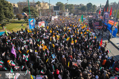 راهپیمایی حماسه ۹ دی در اصفهان