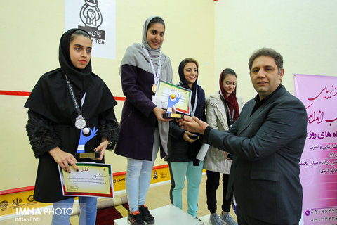 سومین دوره مسابقات اسکواش رنکینگ بین المللی اصفهان کلوز بانوان
