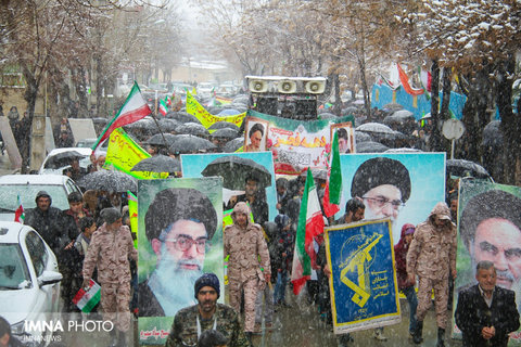 راهپیمایی یوم الله ۲۲ بهمن در سمیرم