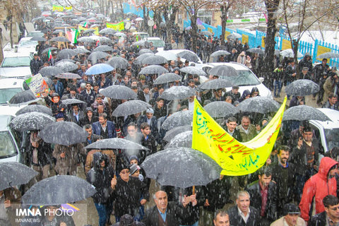 راهپیمایی یوم الله ۲۲ بهمن در سمیرم