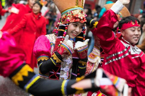 Chinese new year celebrations in Soho.