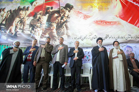 مراسم بزرگداشت 27 مرزبان شهید حمله تروریستی زاهدان