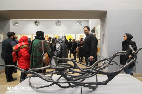 افتتاح نمایشگاه "کرنش به حافظ"