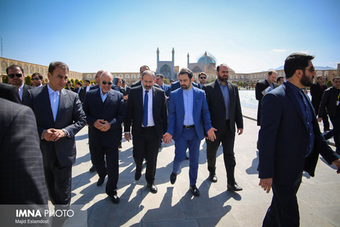 Prime minister of Armenia in Isfahan