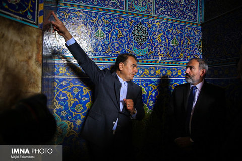Prime minister of Armenia in Isfahan