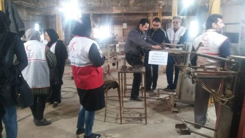 اجرای بیش از ۲۰ پروژه داوطلبی هلال احمر اصفهان در بهمن ماه 