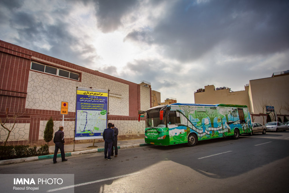 افتتاح ۲ خط اتوبوسرانی در اصفهان