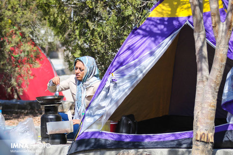تعطیلات عید فطر از چادر زدن در پارک‌های همدان جلوگیری می‌شود
