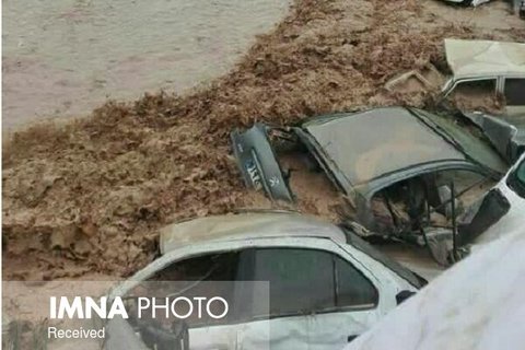 مادر و کودک در سیل مشهد اردهال جان باختند