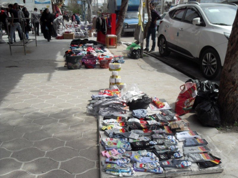 جمع آوری دستفروشان از بازارهای سطح شهر اهواز